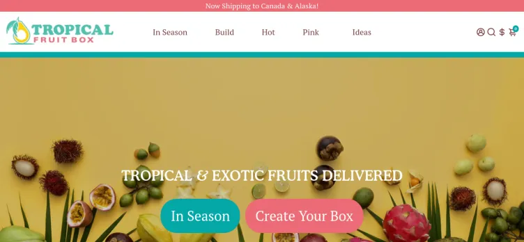 Screenshot Tropical Fruit Box