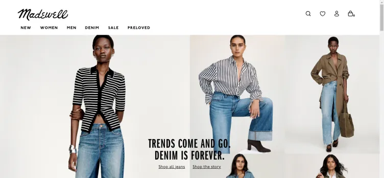 Screenshot Madewell