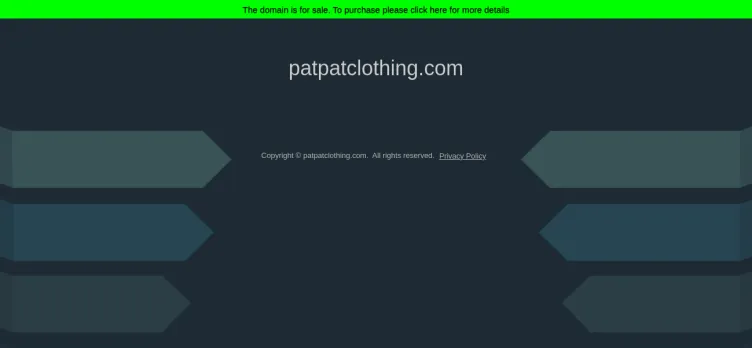 Screenshot pat pat clothing