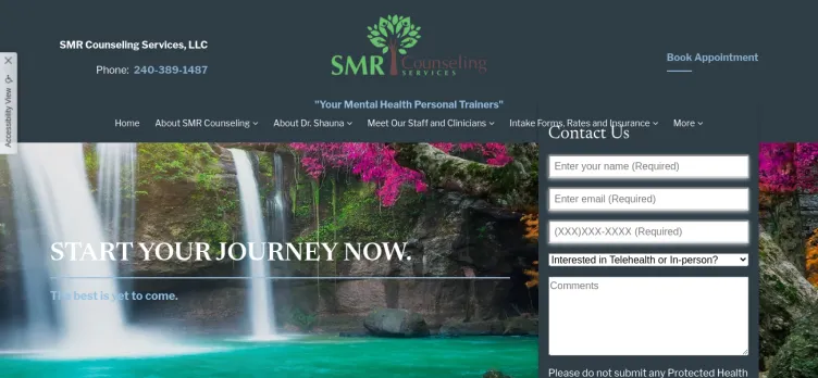 Screenshot SMR Counseling Services of Burtonsville