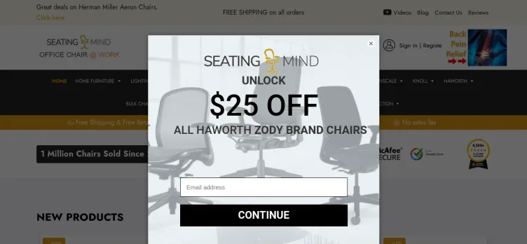 Screenshot Seating Mind