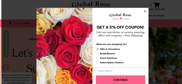 Screenshot GlobalRose