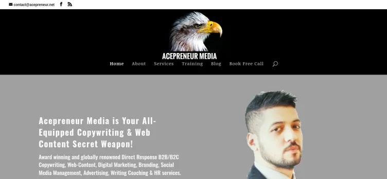 Screenshot Acepreneur Media