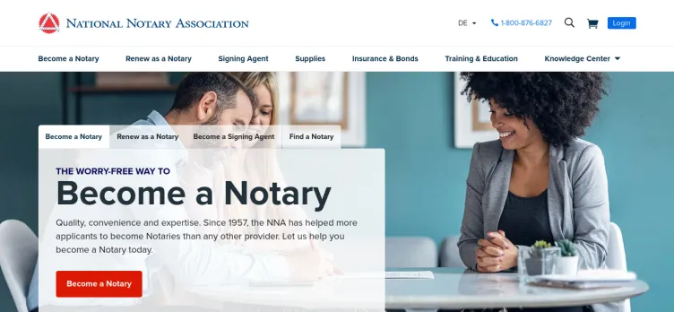 Screenshot National Notary Association