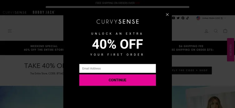 Screenshot CurvySense