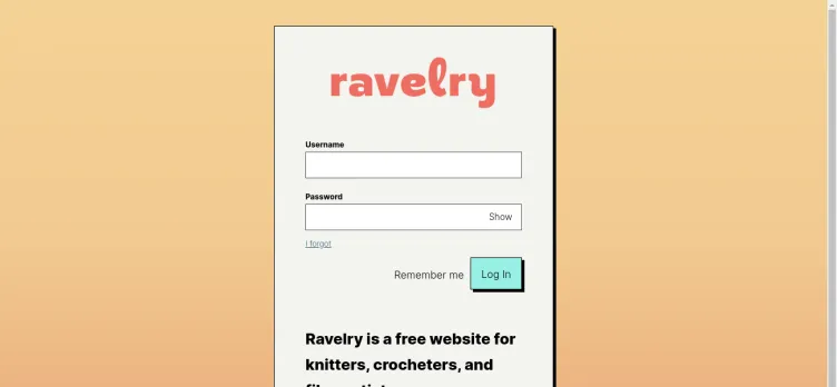 Screenshot Ravelry