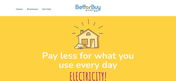 Screenshot BetterBuy Energy