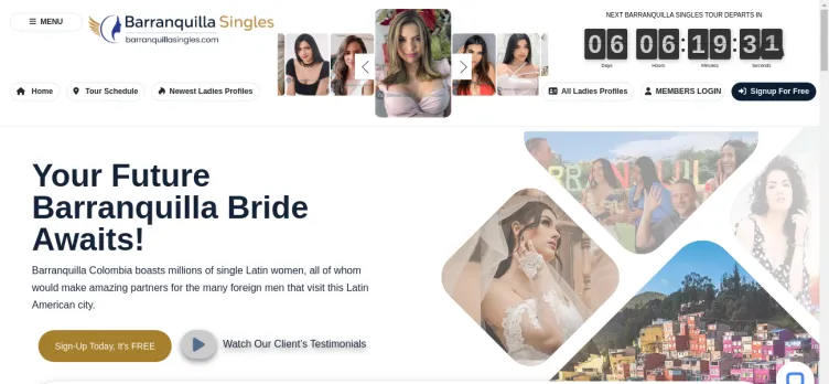 Screenshot Barranquilla Singles