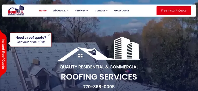 Screenshot Roof US Roofing & Restoration