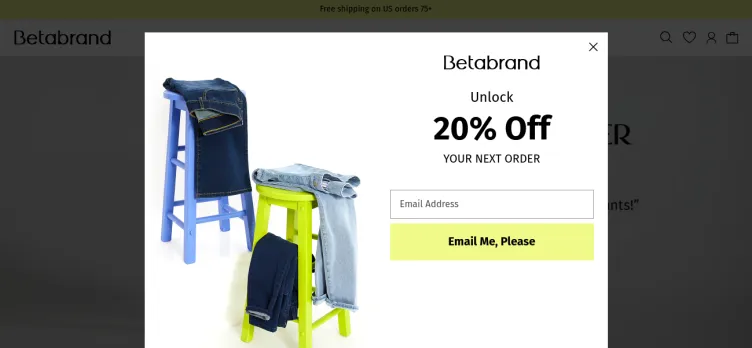 Screenshot Betabrand