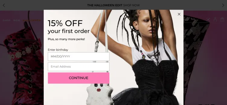 Screenshot Betsey Johnson