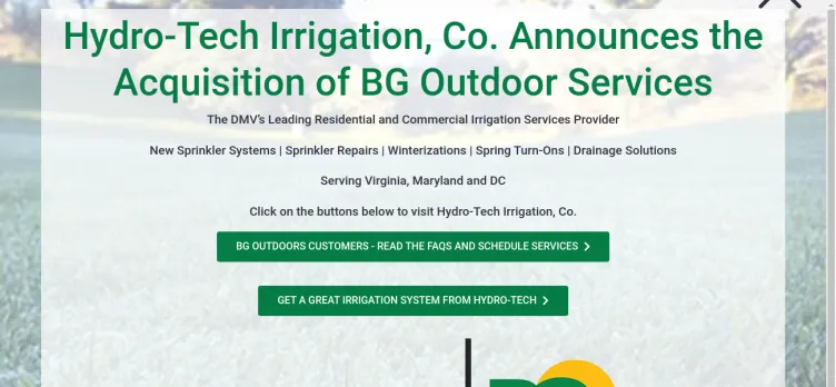 Screenshot Bio Green Irrigation