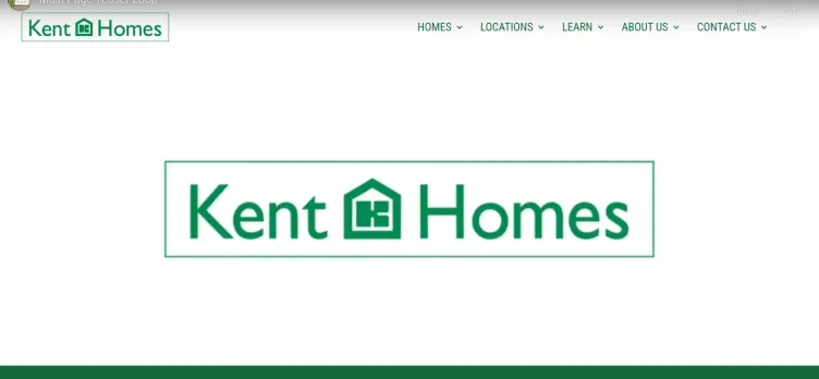 Screenshot Kent Homes