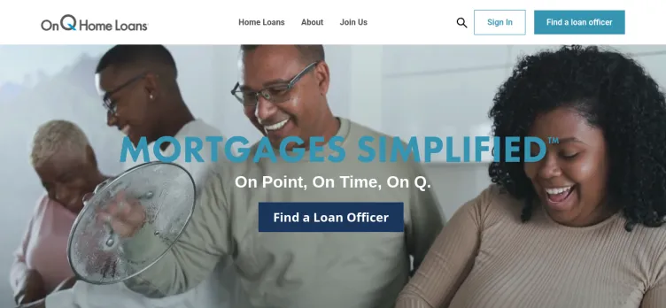 Screenshot On Q Financial Mortgages Simplified