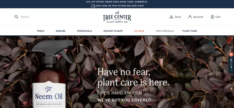 Screenshot TheTreeCenter