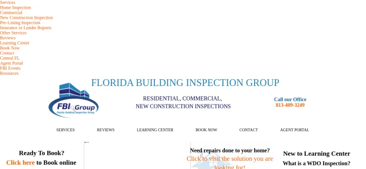 Screenshot Florida Building Inspection Group