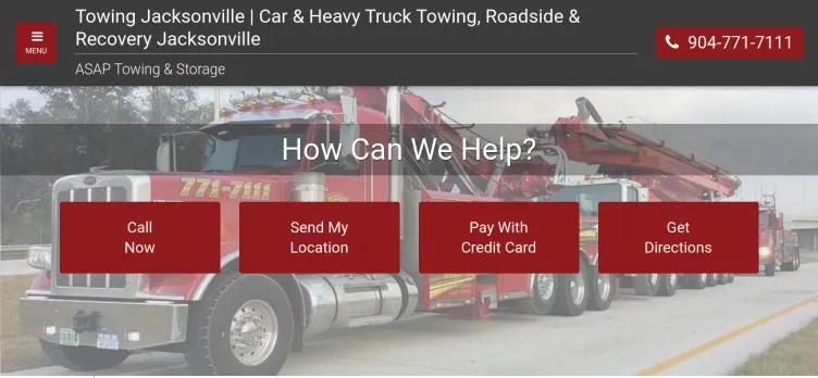 Screenshot ASAP Towing And Storage