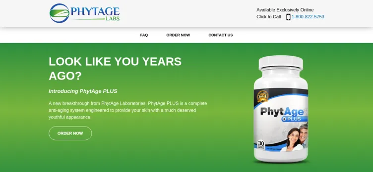 Screenshot Phytage Labs