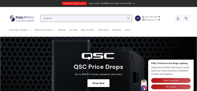 Screenshot PSSL.com