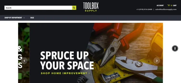 Screenshot ToolBox Supply