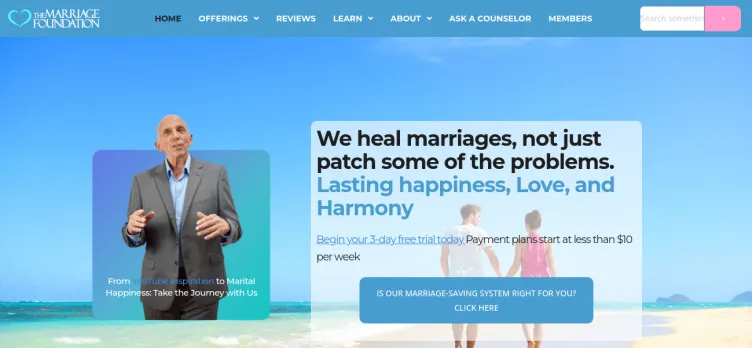Screenshot The Marriage Foundation