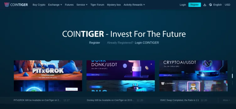 Screenshot Cointiger