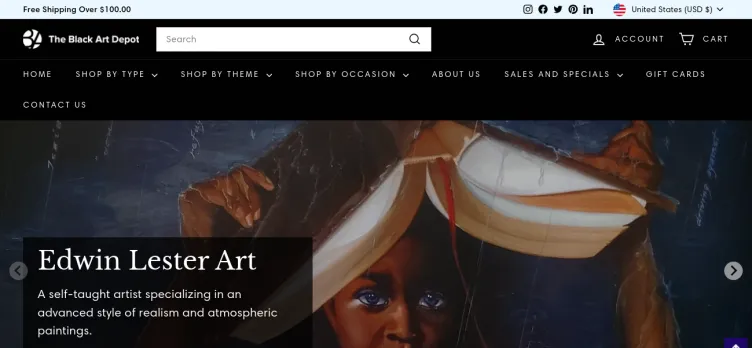 Screenshot The Black Art Depot