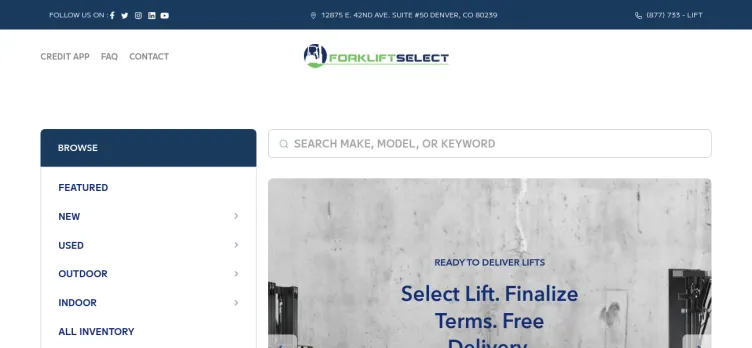 Screenshot Forklift Select