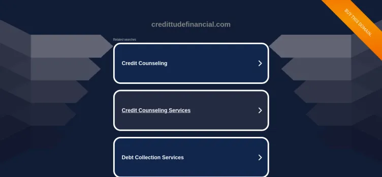 Screenshot Credittude Financial Hub