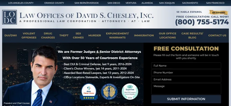 Screenshot Chesley Lawyers