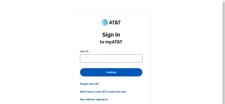 Screenshot AT&T Small Business