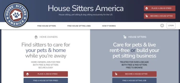 Screenshot House Sitters America