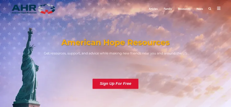 Screenshot American Hope Resources