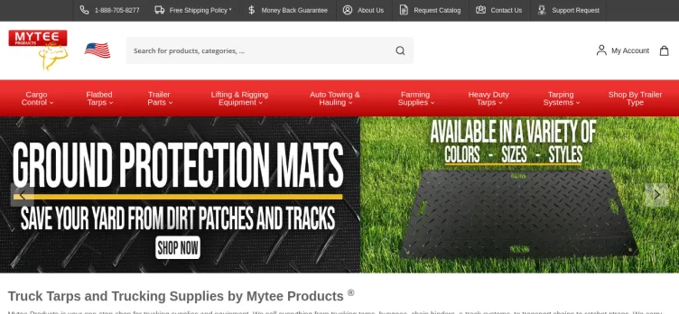 Screenshot Mytee Products
