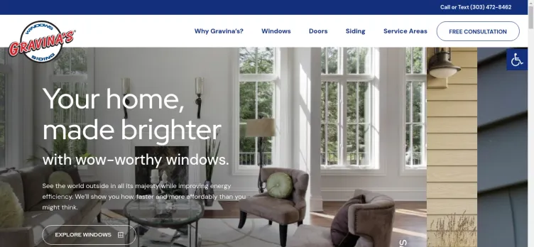 Screenshot Gravina's Windows & Siding