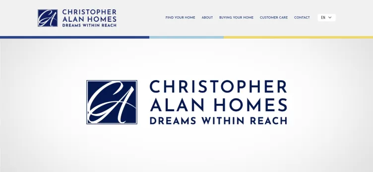 Screenshot Christopher Alan Homes