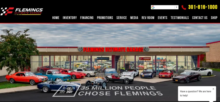 Screenshot Flemings Ultimate Garage of Rockville