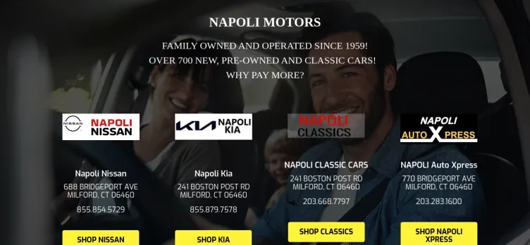 Screenshot Napoli Motors