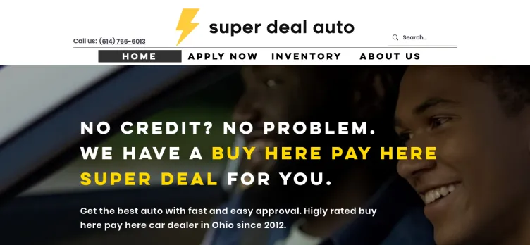 Screenshot Super Deal Auto Group