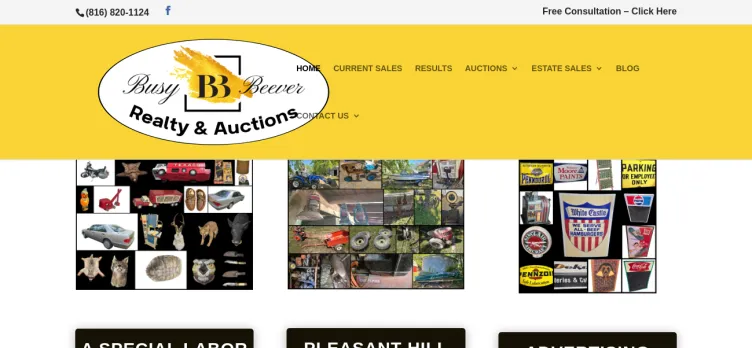 Screenshot Busy Beever Estate Sales