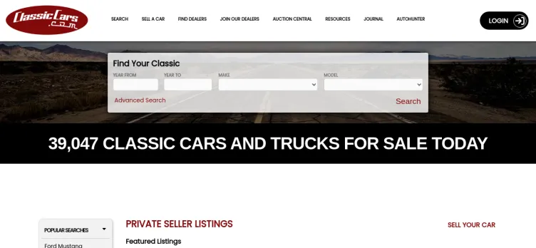 Screenshot ClassicCars