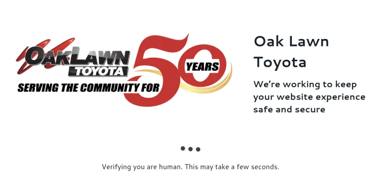 Screenshot Oak Lawn Toyota