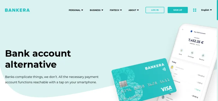 Screenshot Bankera