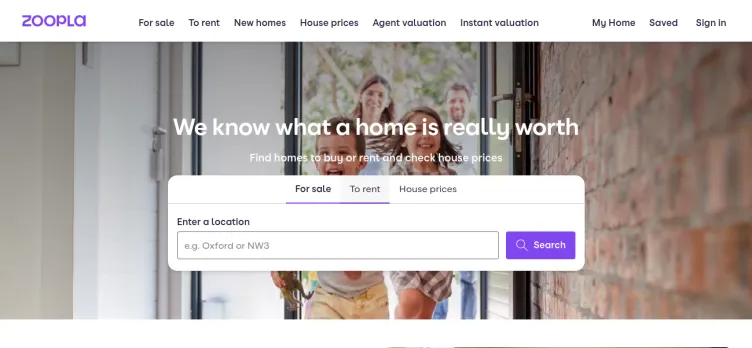 Screenshot Zoopla