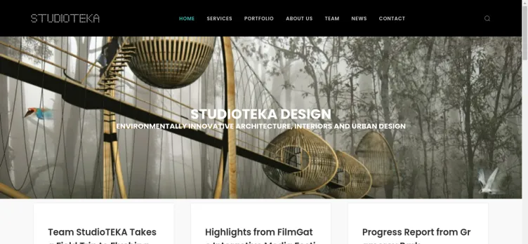 Screenshot Studioteka Design