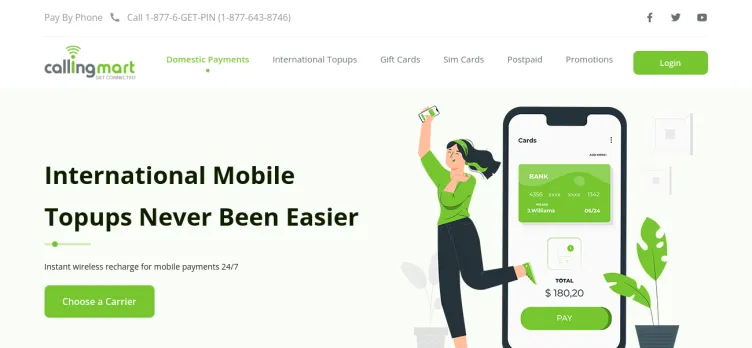 Screenshot CallingMart