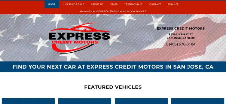 Screenshot Express Credit Motors