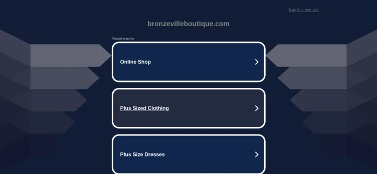 Screenshot Bronzeville Boutique