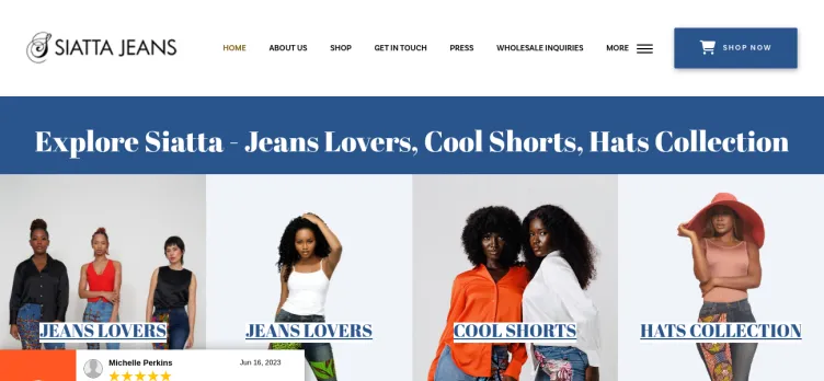 Screenshot Siatta Jeans