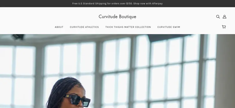 Screenshot Curvitude Boutique